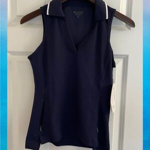 Athleta Everyday Polo Tank - NWT - Size XXS - Blue